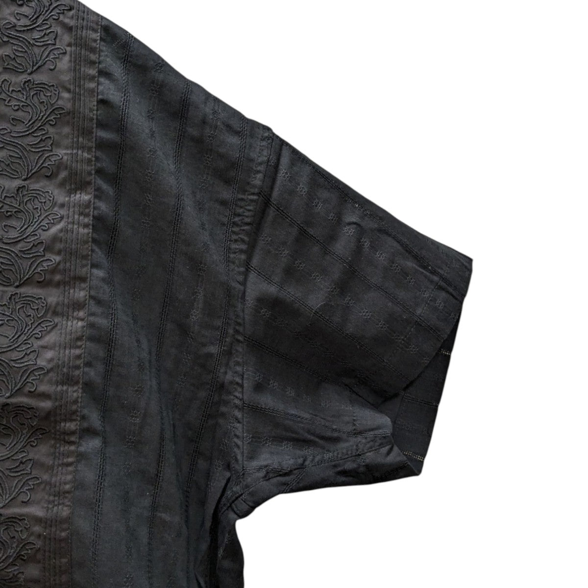 スキッパーショートスウェット ブラック Deluxe(デラックス) 25SS COHIBAショートスリーブ スキッパー
