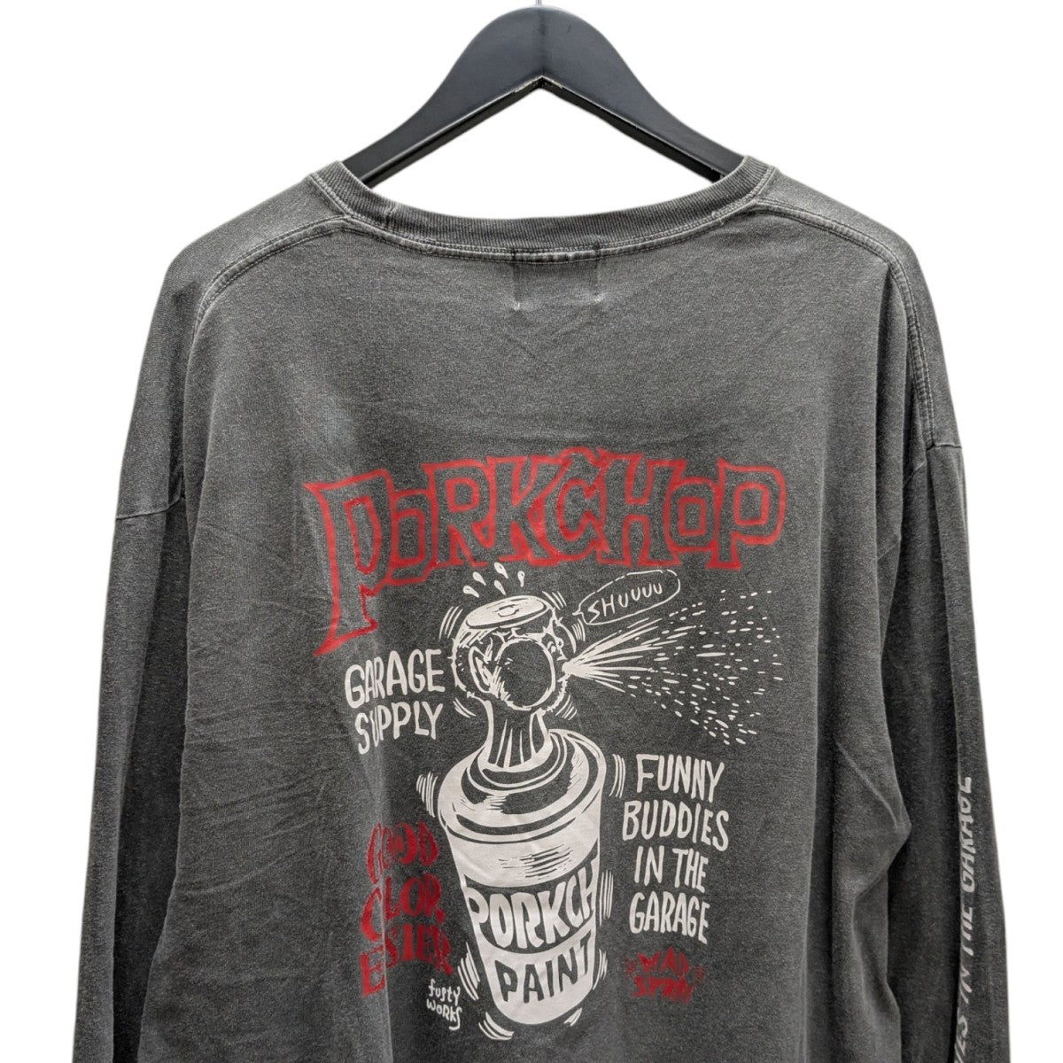 GARAGE SUPPLY PORK CHOP ロングスリーブカットソー 古着・中古-4枚目のアイテム画像