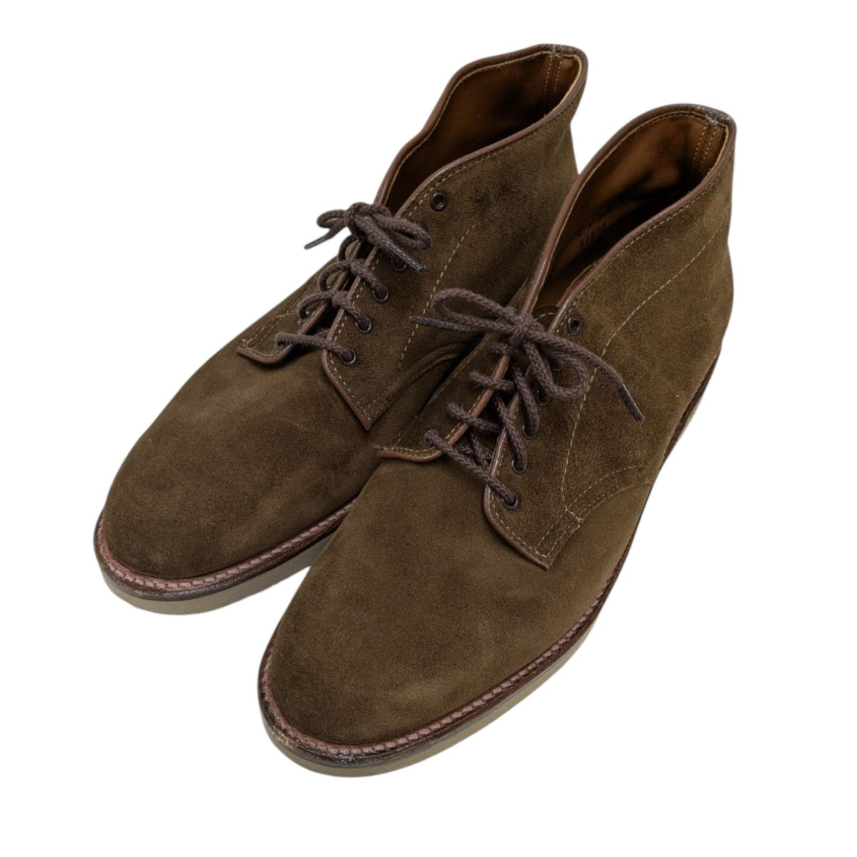 ALDEN N1803 SNUFF SUEDE 6-EYE CHUKKA BOOTスウェードブーツ 古着・中古-1枚目のアイテム画像