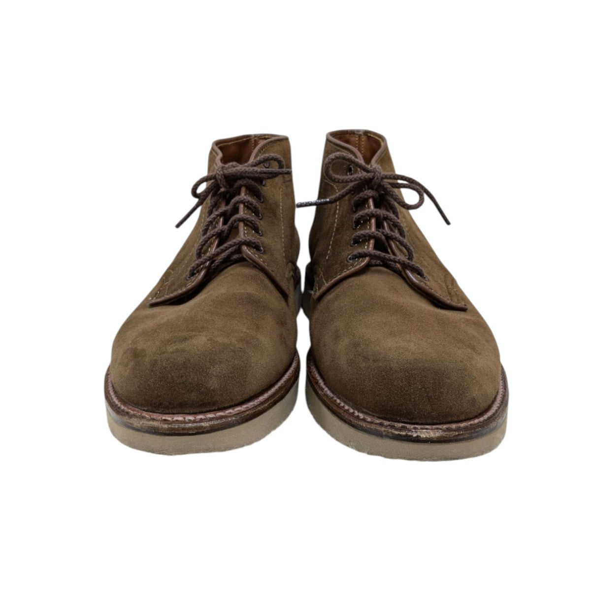 ALDEN N1803 SNUFF SUEDE 6-EYE CHUKKA BOOTスウェードブーツ 古着・中古-2枚目のアイテム画像