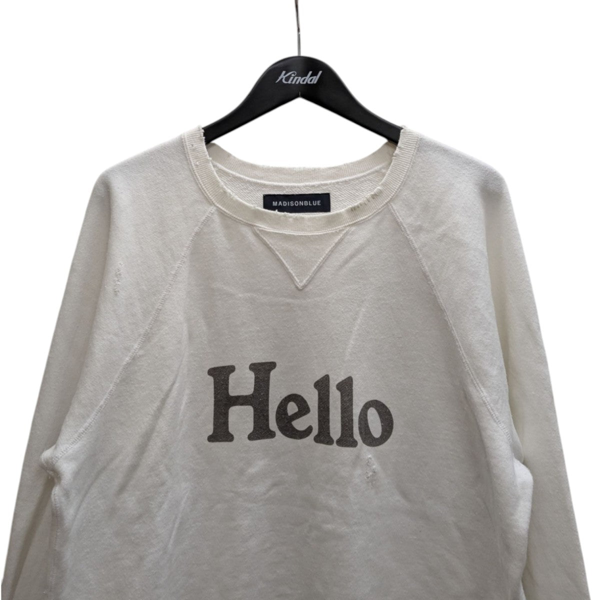 新品▲定価8.2万▲MADISONBLUE▲ウールロングシャツ フランネルグレー ロングスリーブオーセンティックフランネルシャツ LONG