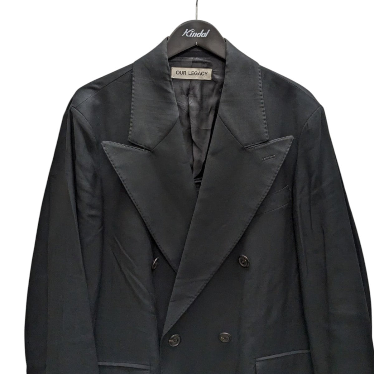Our Legacy - Whale Coat Black Hairy Wool
