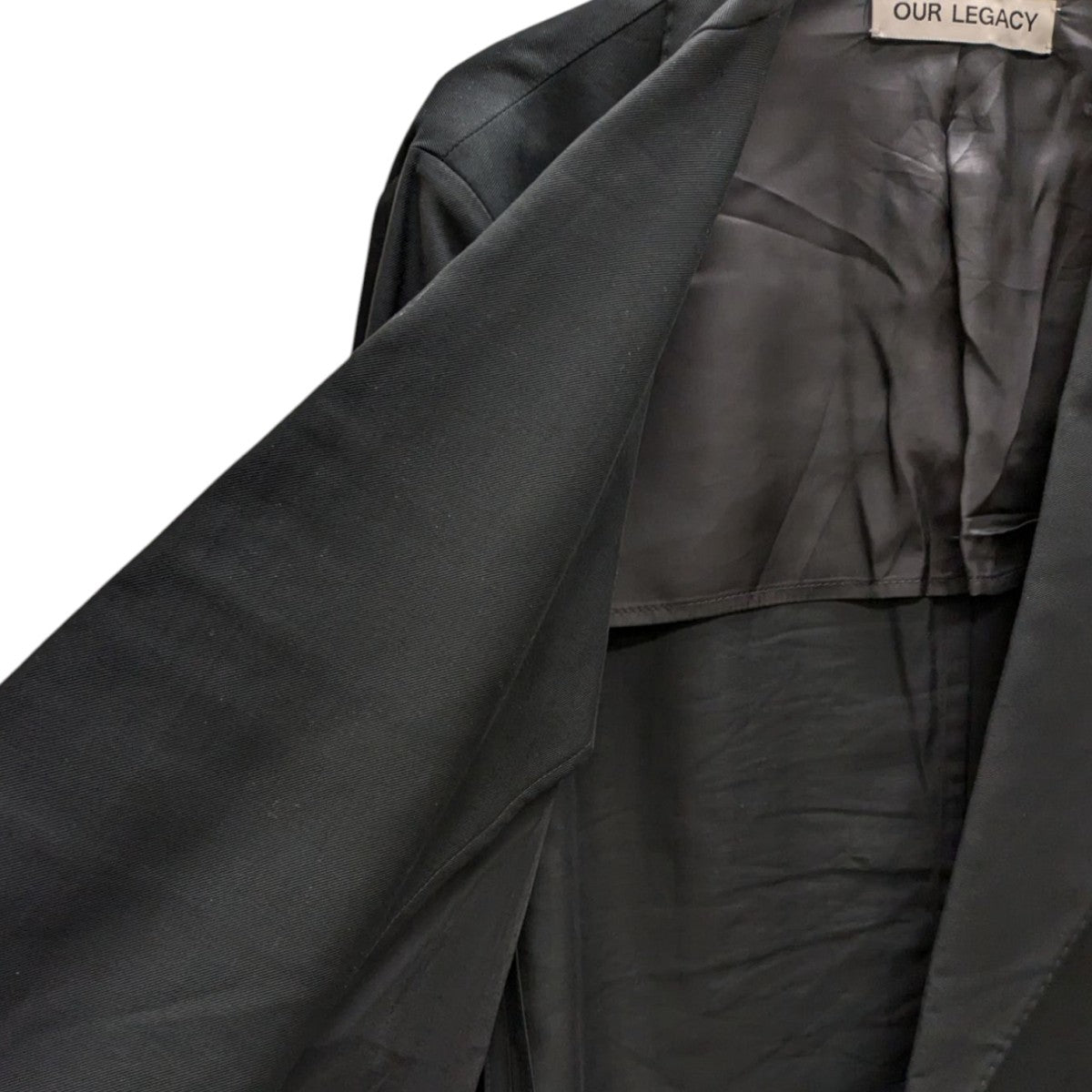 OUR LEGACY(アワーレガシー) SHARP DB BLAZER Black Experienced