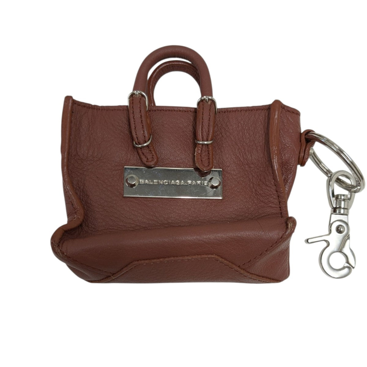 BALENCIAGA バレンシアガ ミニシティ ブラウン BALENCIAGA(バレンシアガ) ミニシティキーホルダー 293333