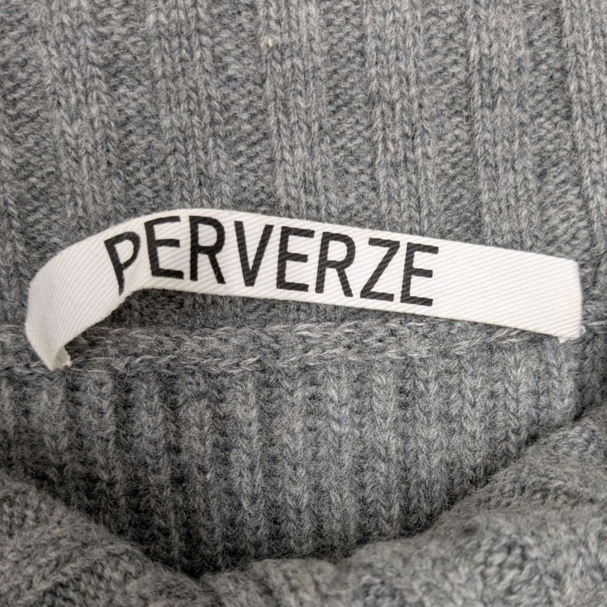 PERVERZE(パーバーズ) ニットベスト 0121030510 グレー サイズ F