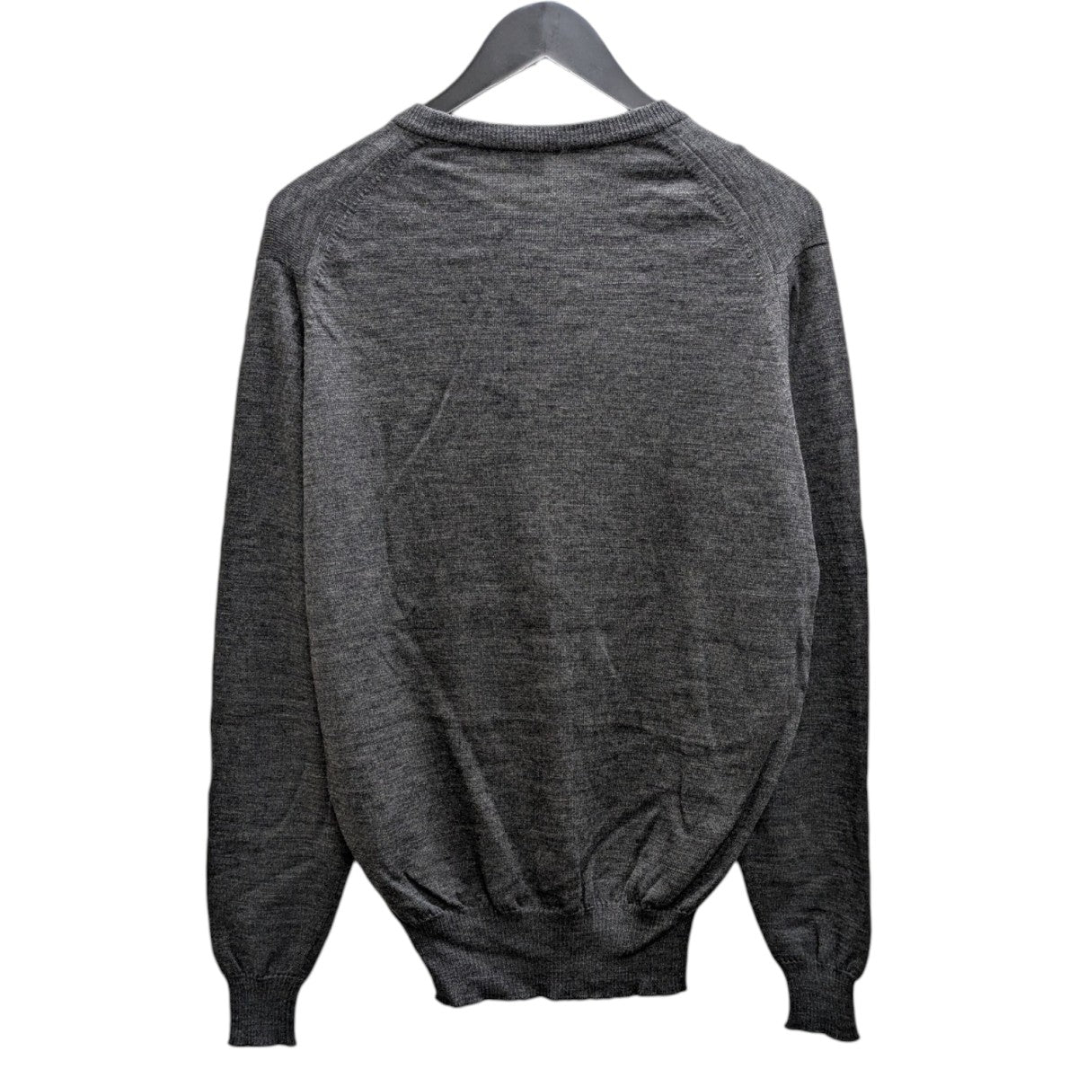 JOHN SMEDLEY(ジョンスメドレー) クルーネックカーディガン グレー