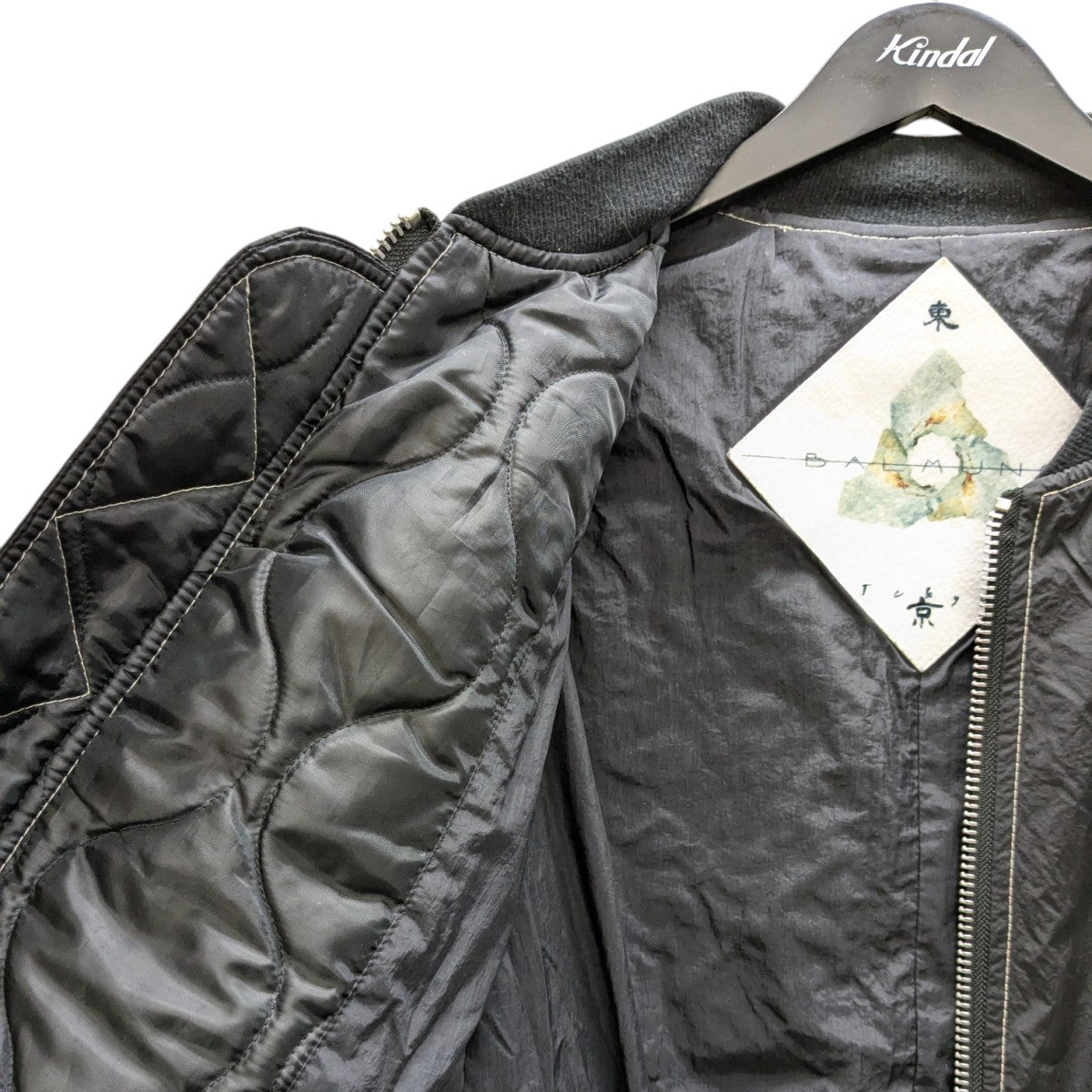 BALMUNG(バルムング) バインディングMA-1ジャケット ブラック サイズ