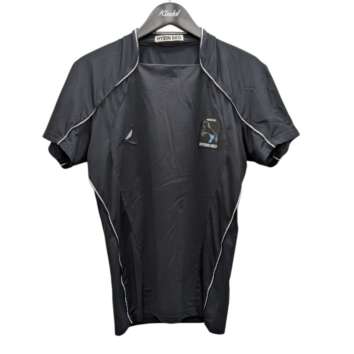 hyein seo Football Jersey tee tシャツ 半袖 黒 Football Jersey NJ Exclusive – HYEIN SEO