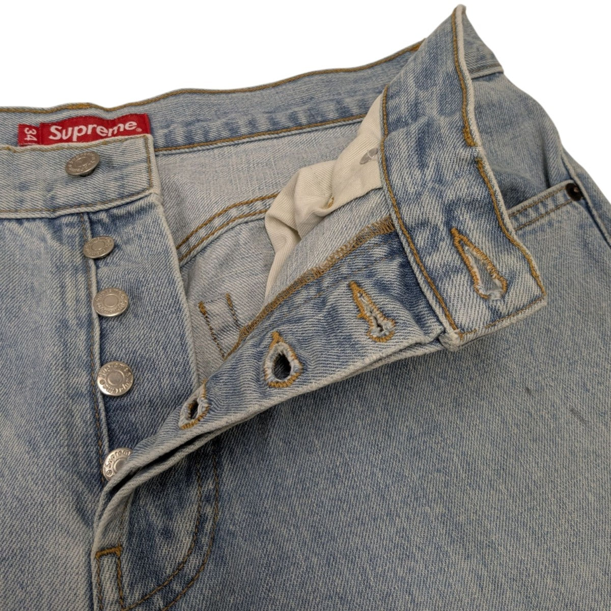 90s old Supreme デニムパンツ 34 90s 初期 old Supreme デニム パンツ USA製 34 - メルカリ