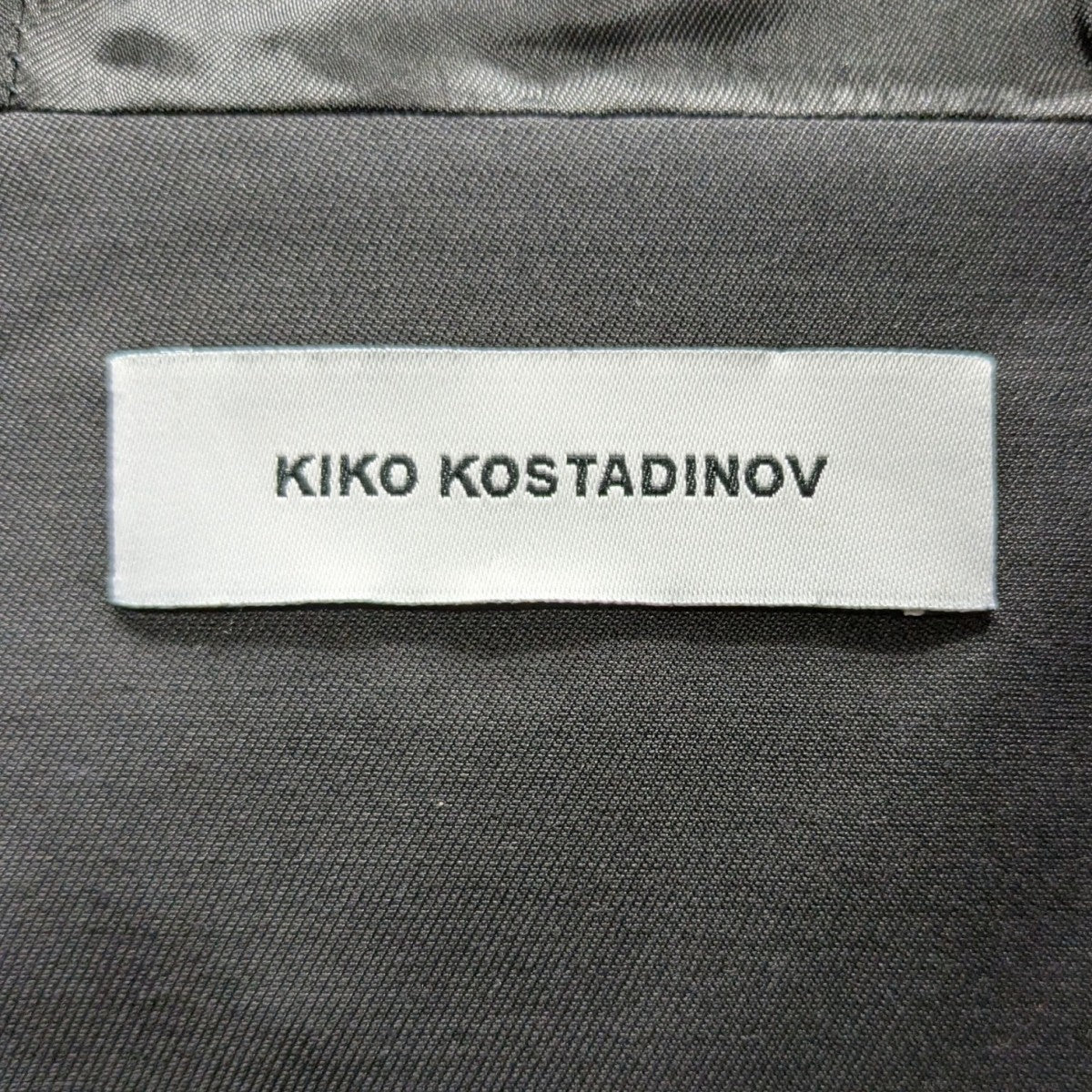 Kiko Kostadinov×LORO PIANA KK LP COATフーデッドコート ブラック