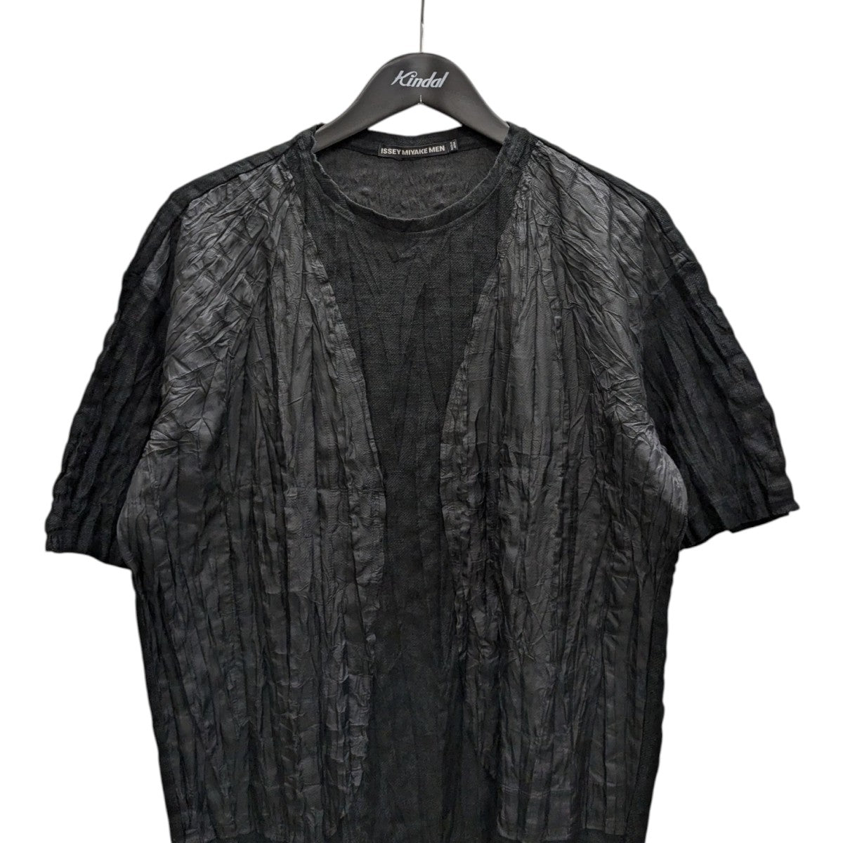 ISSEY MIYAKE MEN(イッセイミヤケ) シワ加工半袖TシャツME58