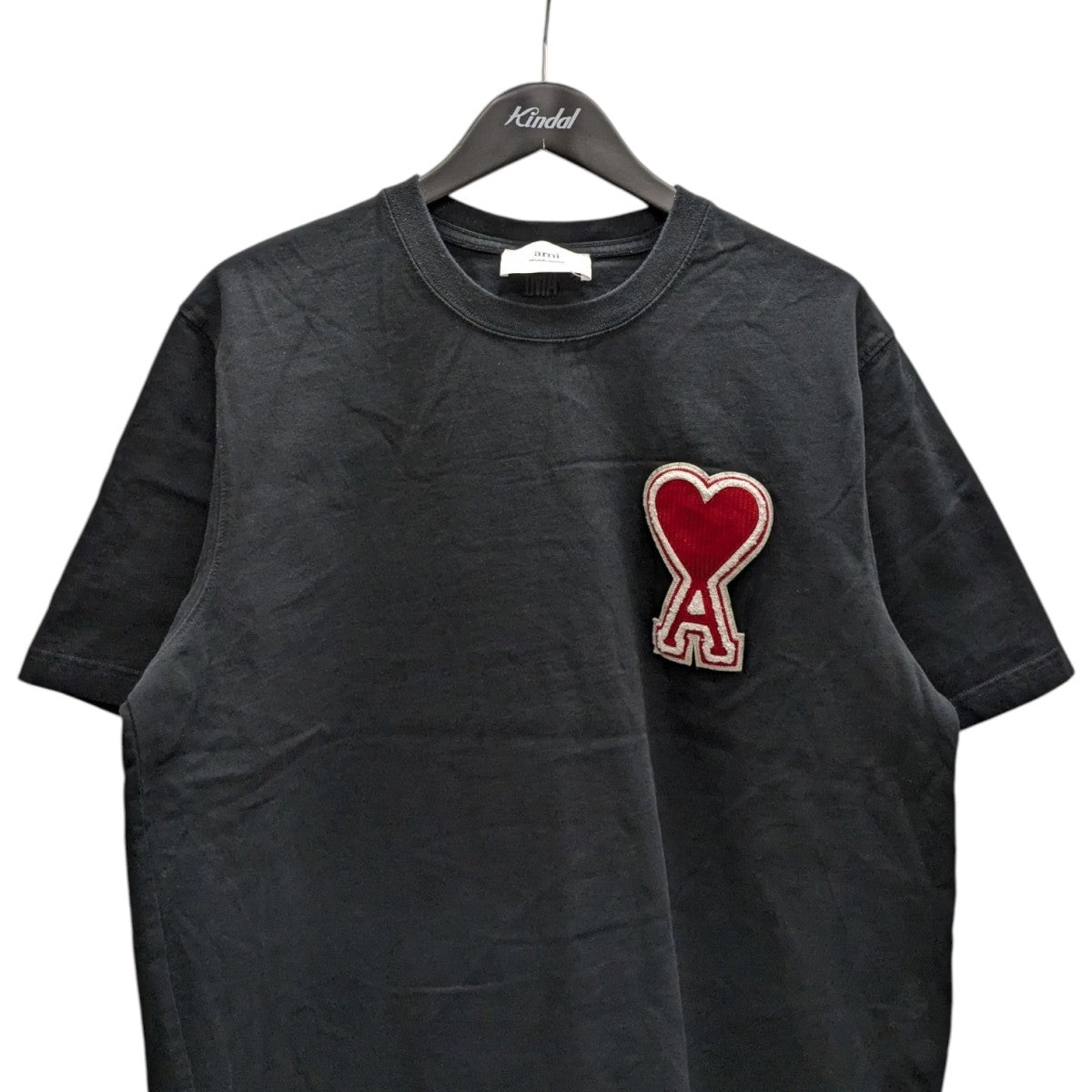☆AMI☆ハートロゴ Tシャツ 正規品 AMI PARIS]☆(UNISEX) スモールハートロゴ 半袖Tシャツ☆関税込