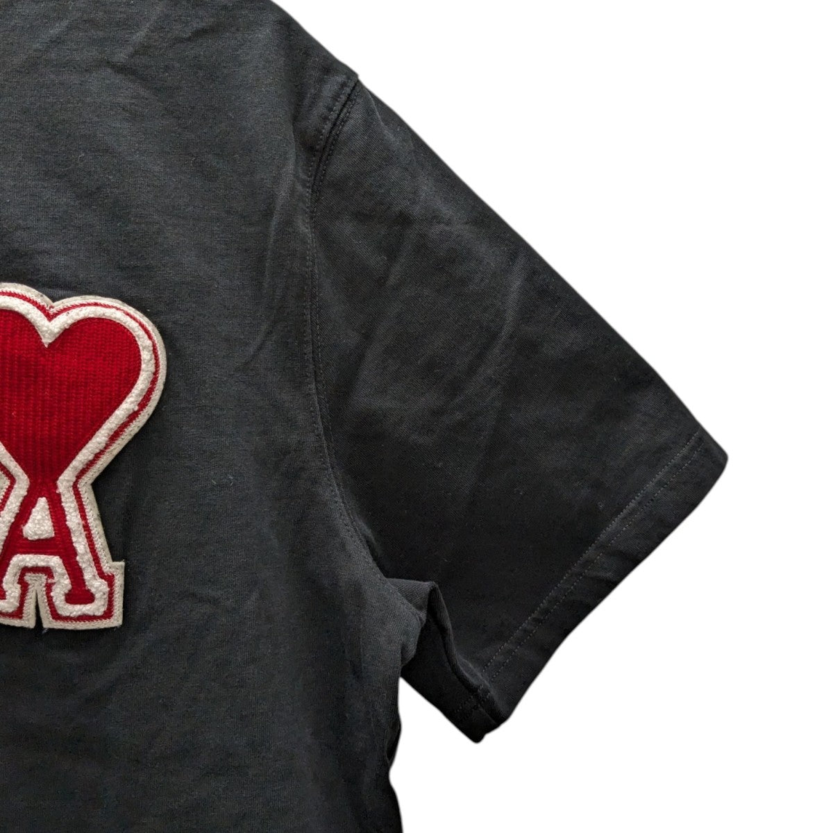Ami tシャツ ami(アミ) ハートロゴ刺しゅうTシャツE22UTS002 E22UTS002