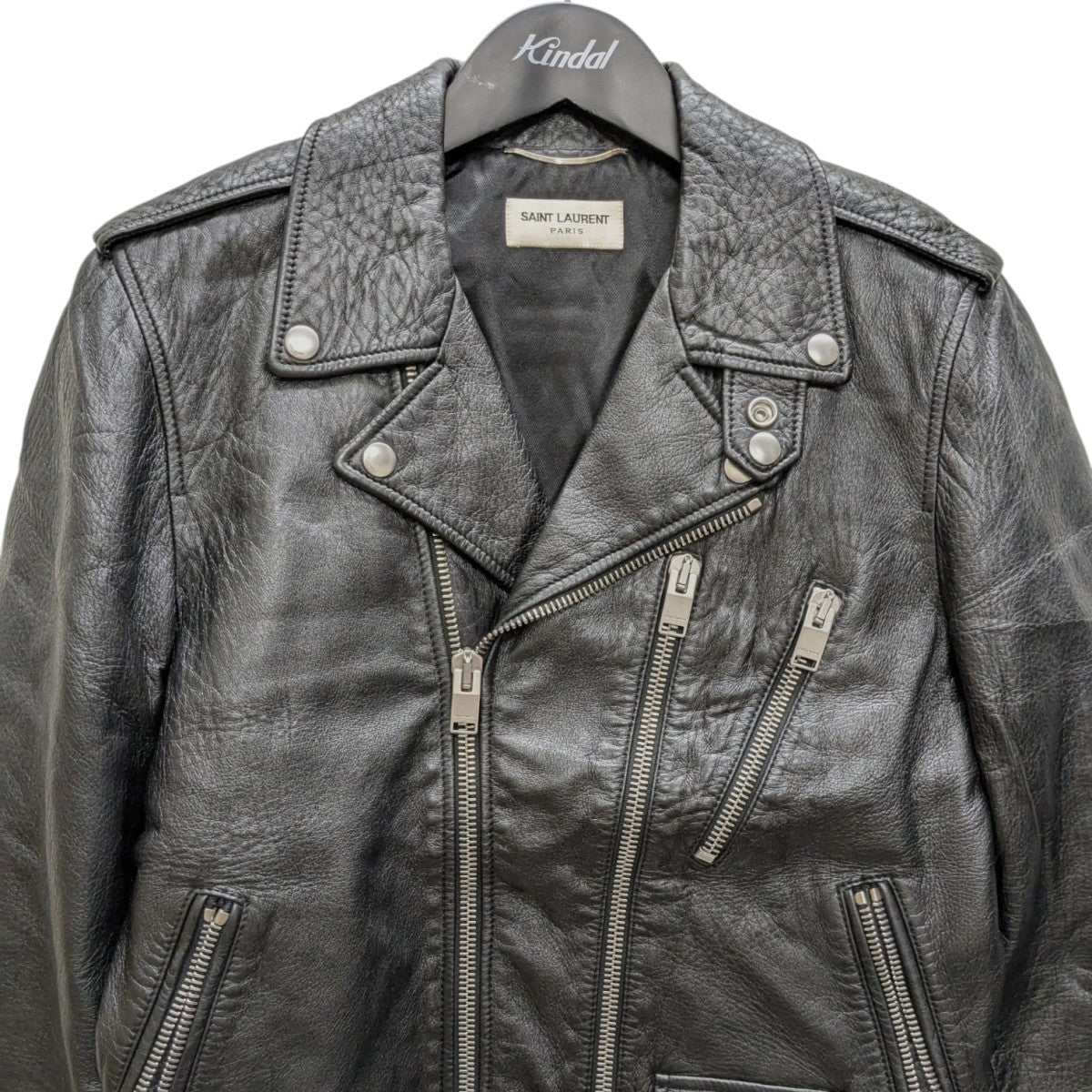SAINT LAURENT 17SS ブラッドラスターダブルライダースジャケット Saint Laurent Paris(サンローランパリ) 17SS ブラッドラスター