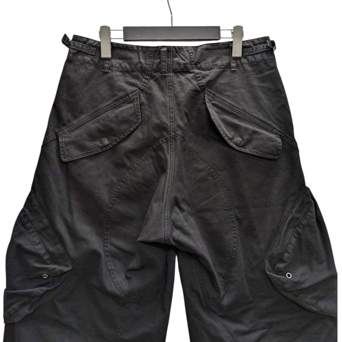 【HI FI FNK】Nue Cargo Half Pants NVRFRGT / ネヴァーフォーゲット】3D TWISTED CARGO SHORT PANTS