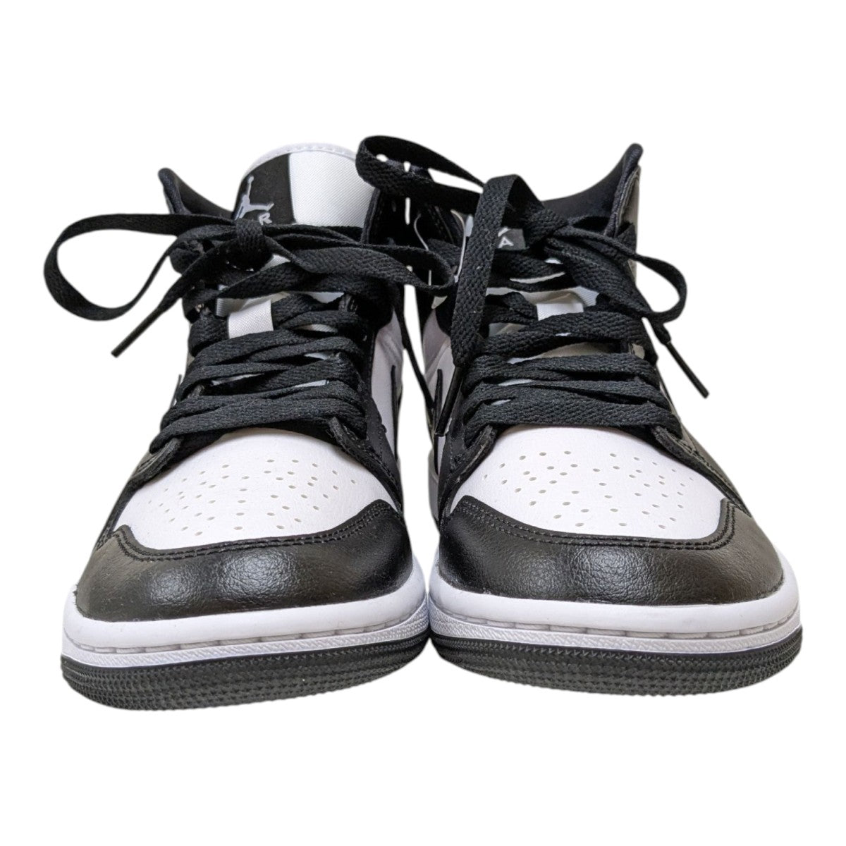 NIKE(ナイキ) Women's Air Jordan 1 Mid Black Whiteハイカット