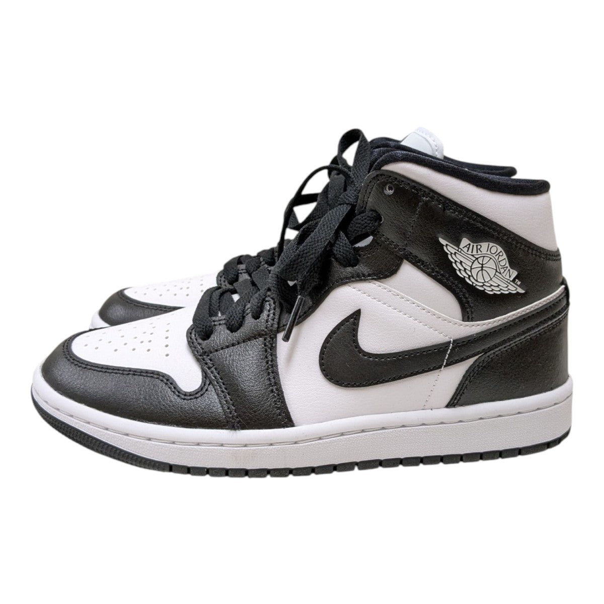 NIKE(ナイキ) Women's Air Jordan 1 Mid Black Whiteハイカット