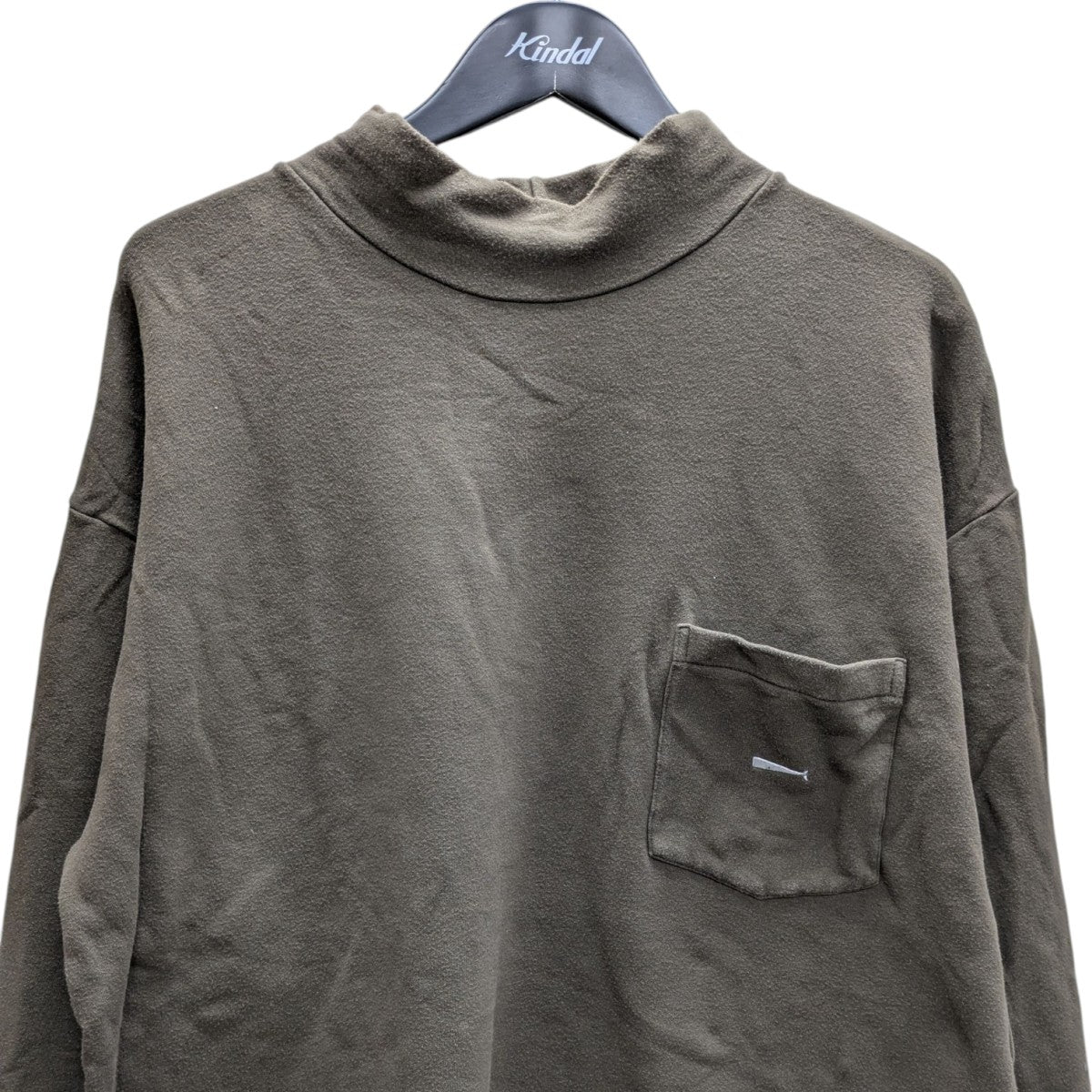 DESCENDANT 23AW TORTOISE MOCK NECK LS モックネックカットソー 古着・中古-2枚目のアイテム画像