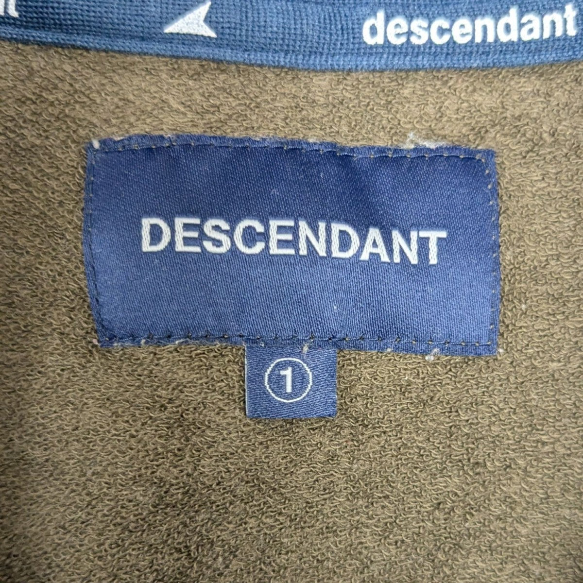 DESCENDANT 23AW TORTOISE MOCK NECK LS モックネックカットソー 古着・中古-6枚目のアイテム画像