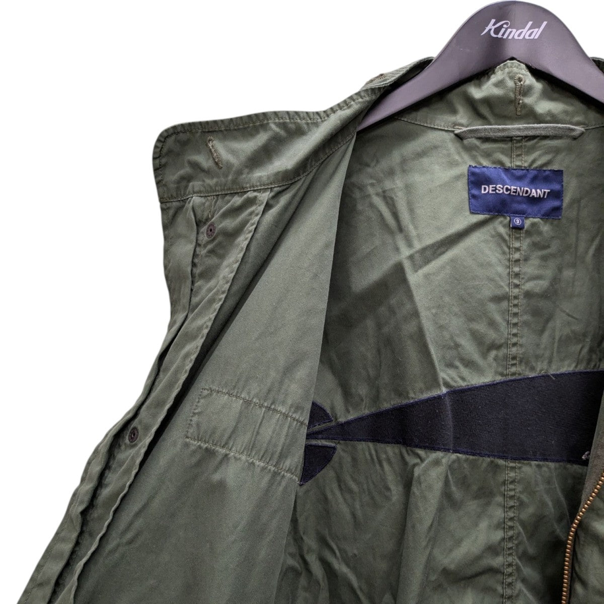 DESCENDANT(ディセンダント) D-65 OXFORD COATモッズコート オリーブ