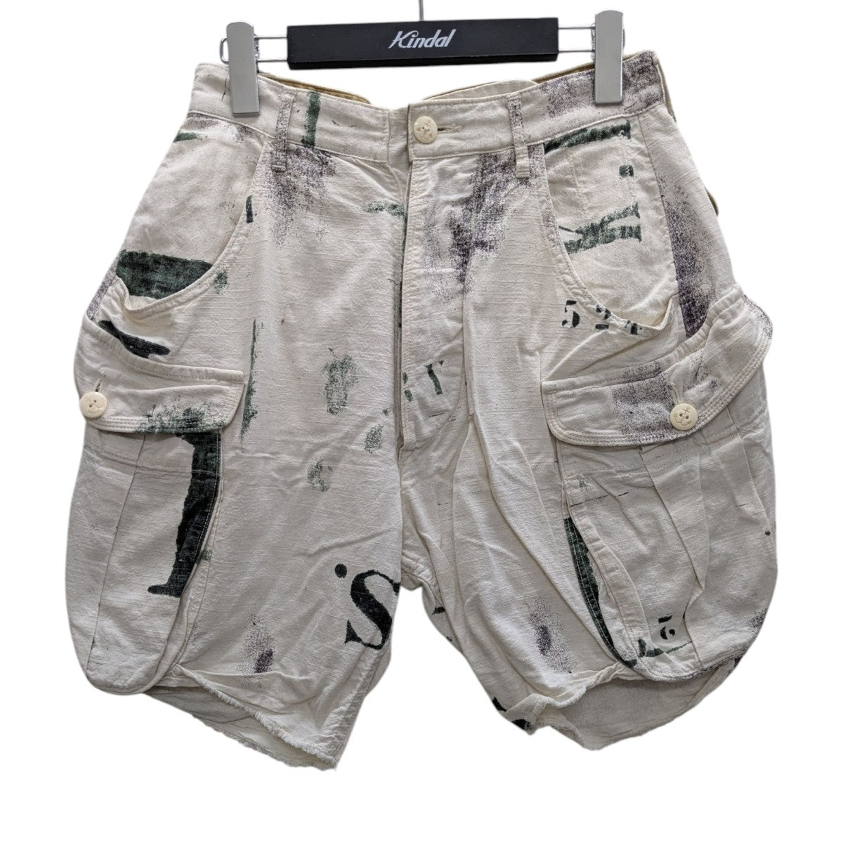 KAPITAL ペイントショートパンツ 古着・中古-1枚目のアイテム画像