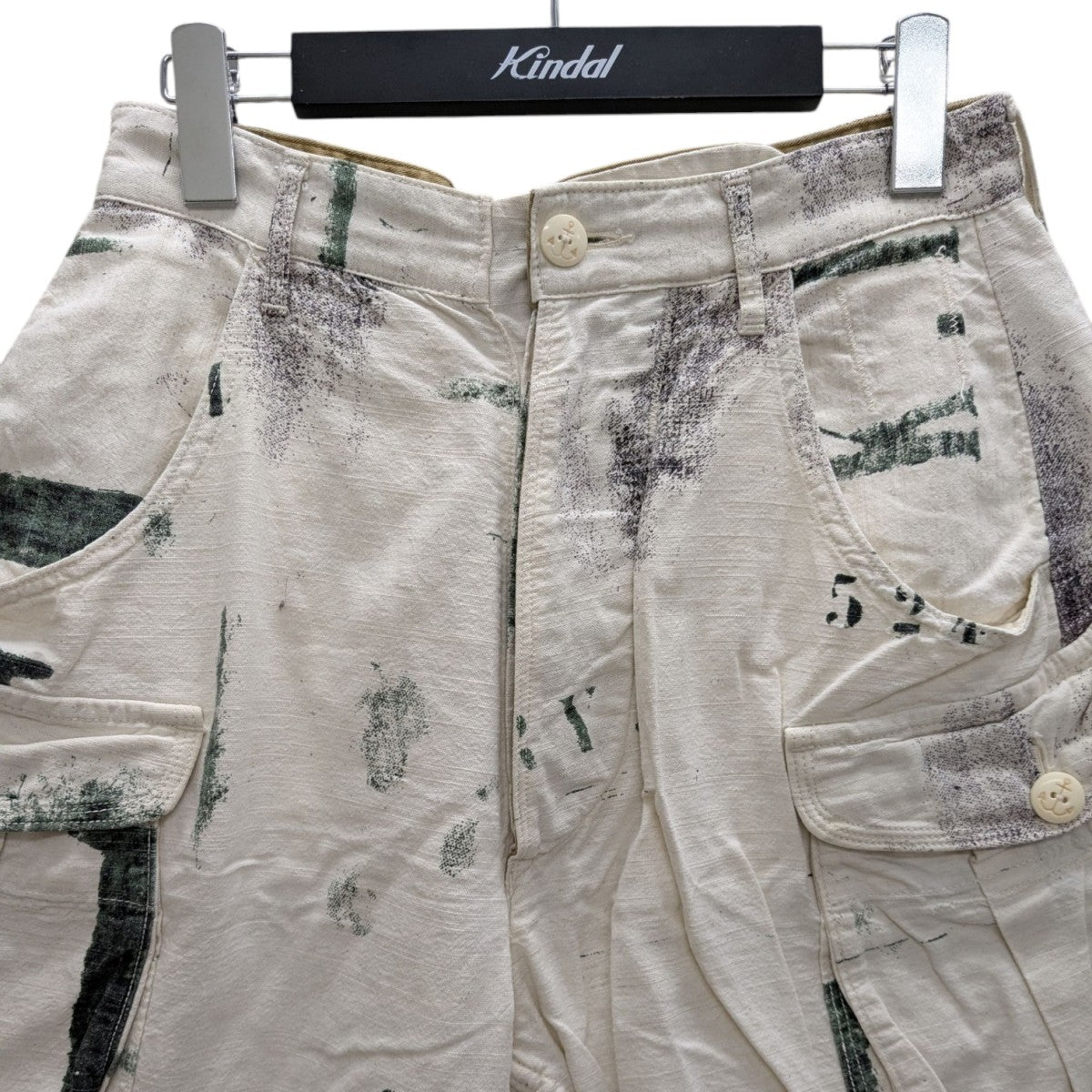 KAPITAL ペイントショートパンツ 古着・中古-2枚目のアイテム画像