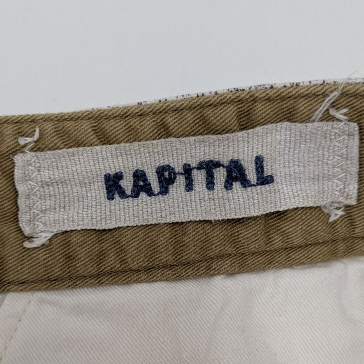 KAPITAL(キャピタル) ペイントショートパンツ ホワイト サイズ M