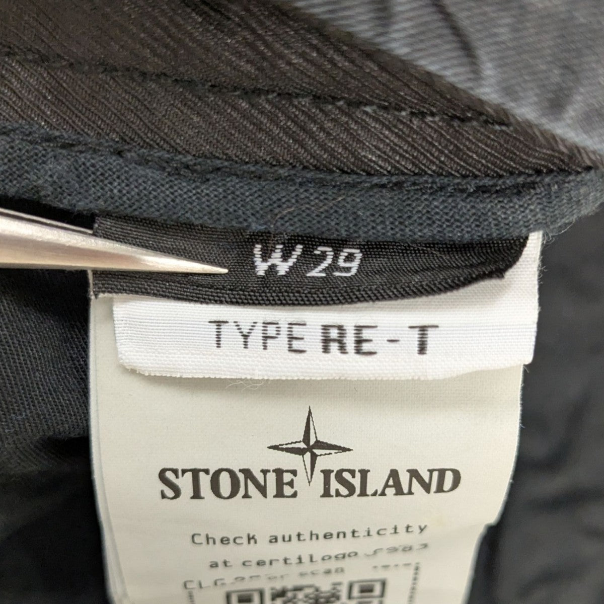 stone  カーゴパンツ　ネイビー　w29 STONE ISLAND - 【残りわずか】3100017 / STRETCH COTTON TELA
