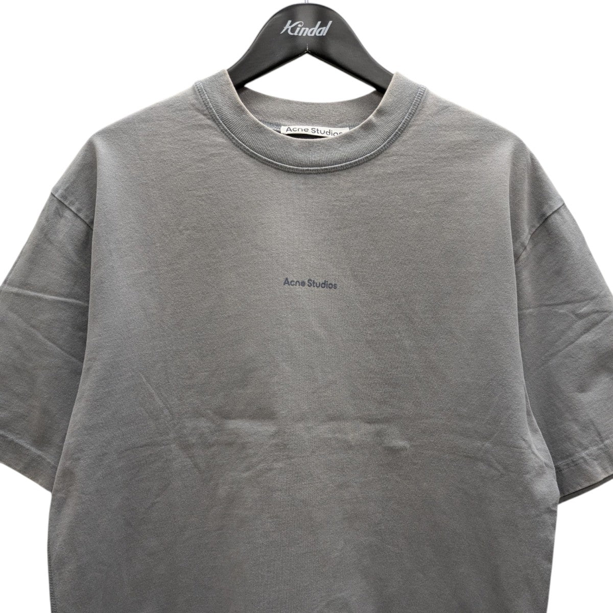 Acne Studios 半袖Tシャツ グレー ロゴ入り Acne Studios ロゴ Tシャツ | グレー | FARFETCH JP