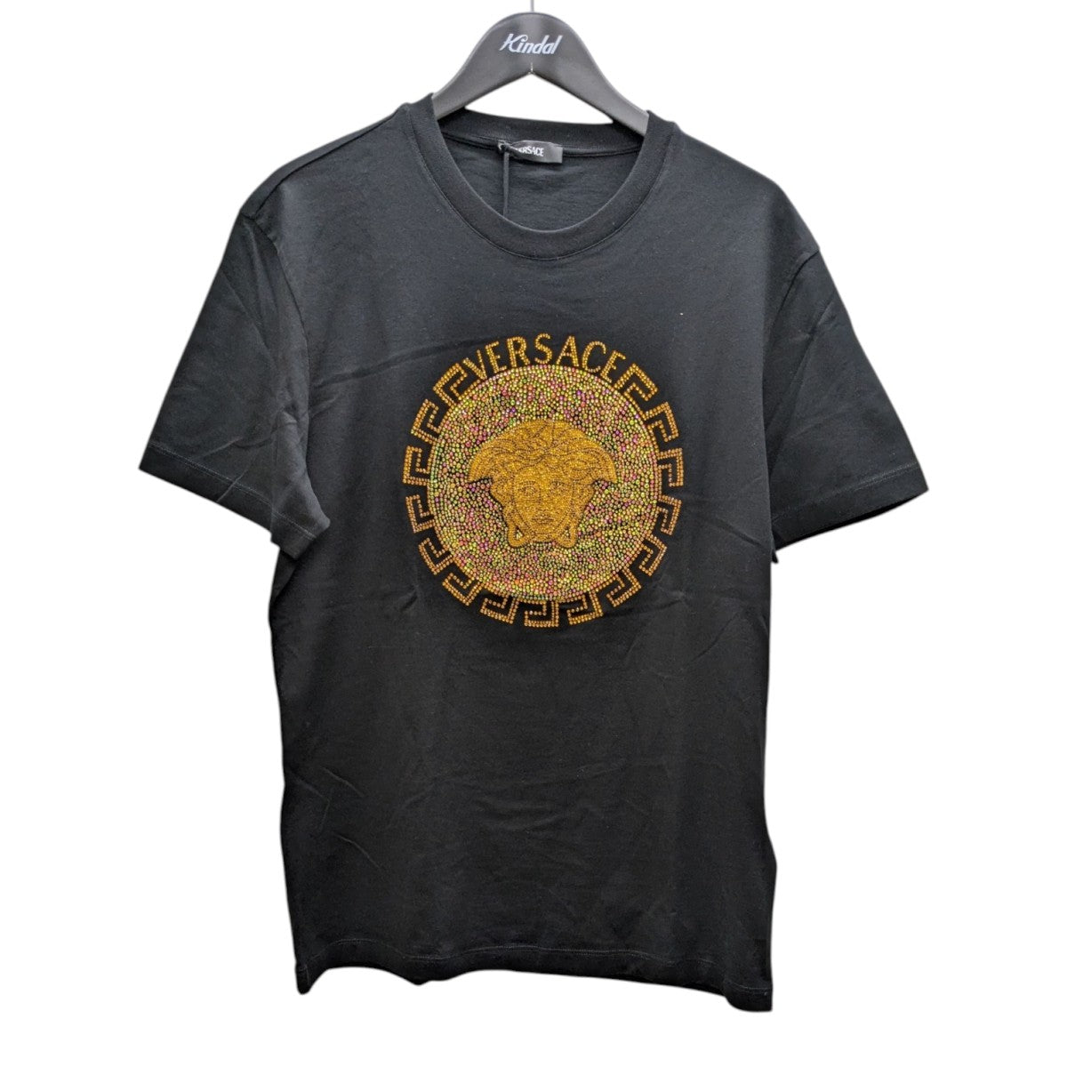 VERSACE(ヴェルサーチ) Greek Mask T-shirtプリントTシャツ