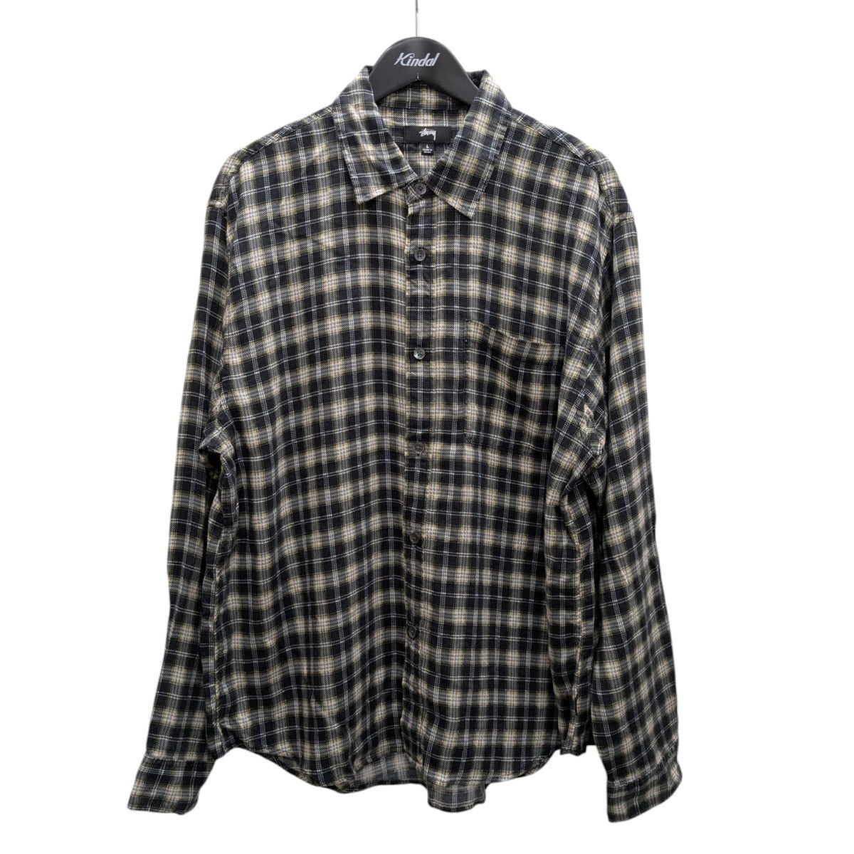 Stüssy ブラック　ホワイト　チェック柄シャツ XL オシャレポケット 楽天市場】STUSSY ステューシー（柄チェック）（トップス
