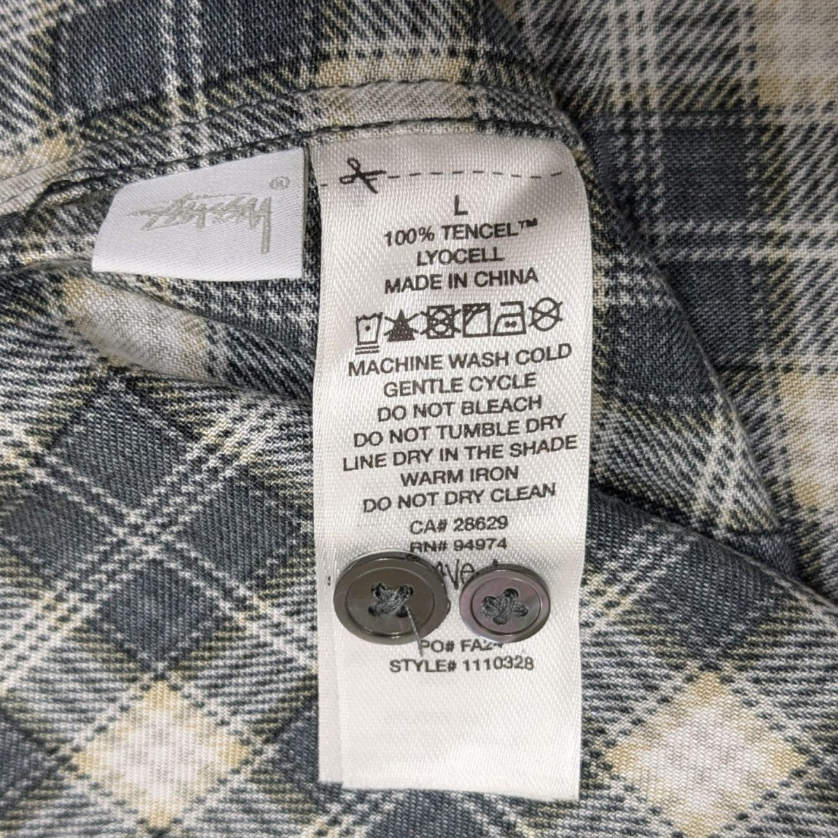 stussy(ステューシー) MATTHEW PRINTED SHIRTチェックシャツ