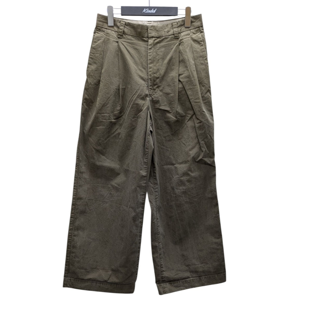 MADISON BLUE パンツ(その他) 緑系 0453524S0016 MADISON BLUE(マディソンブルー) 25SS PLEATED WIDE LEG PANTS