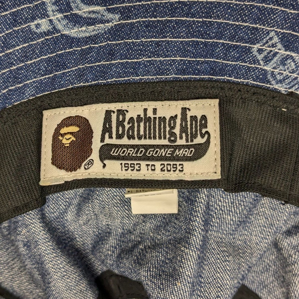 A BATHING APE(アベイシングエイプ) デニムバケットハット