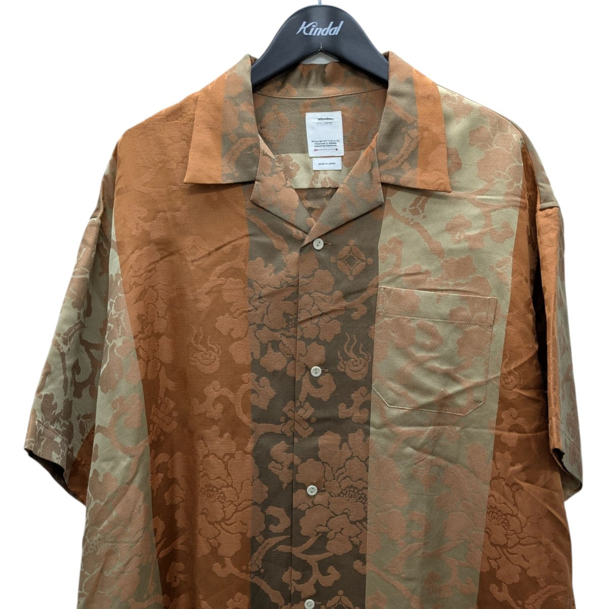VISVIM(ビズビム) COPA SHIRT S S JACQUARD (SILK) 半袖シャツ