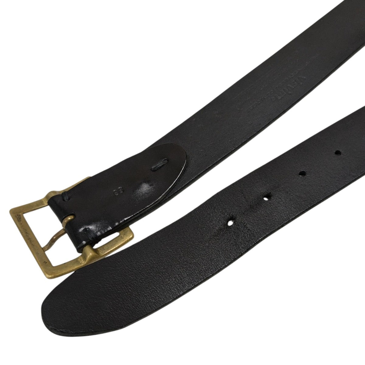 VISVIM(ビズビム) PLAIN BELT 40MM レザーベルト 0123103003016