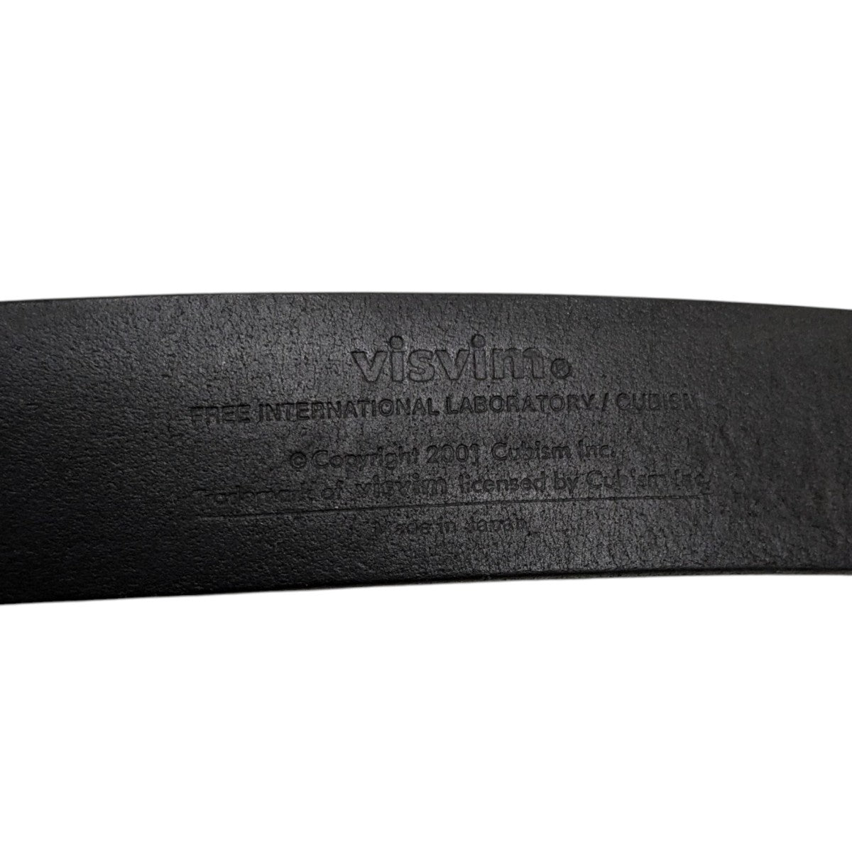 VISVIM(ビズビム) PLAIN BELT 40MM レザーベルト 0123103003016