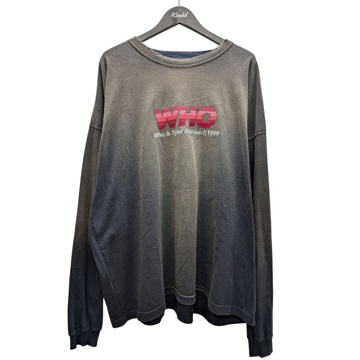 WHO vintage theme teeロングスリーブカットソー24AW C-16