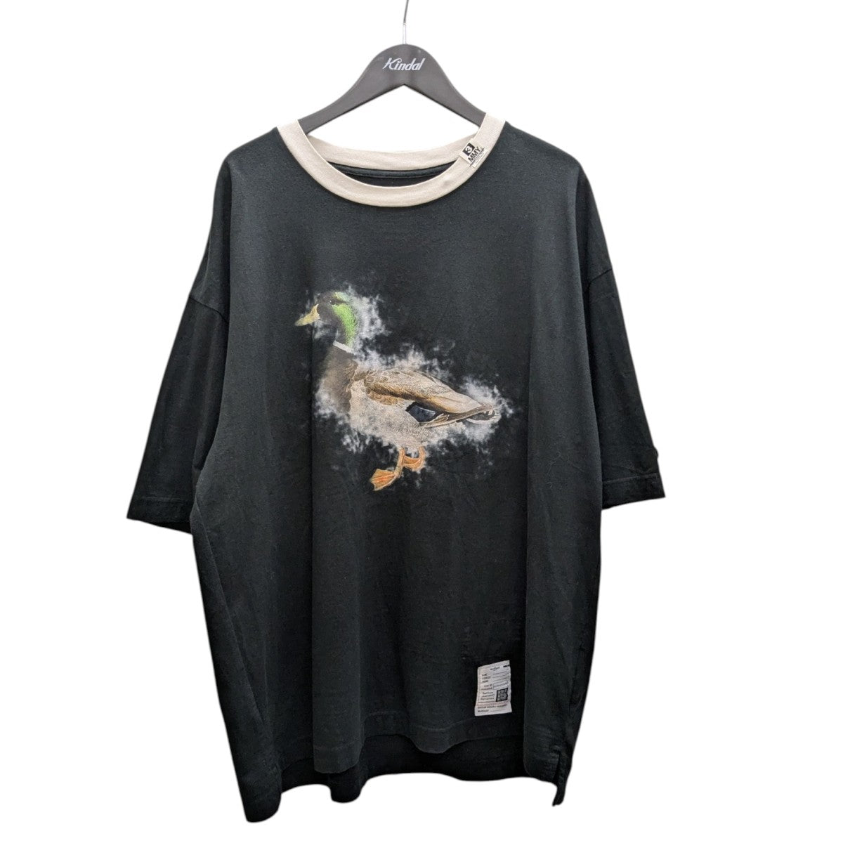 Maison MIHARA YASUHIRO Duck Printed Ringer T-shirtダック TシャツJ14TS781 古着・中古-1枚目のアイテム画像