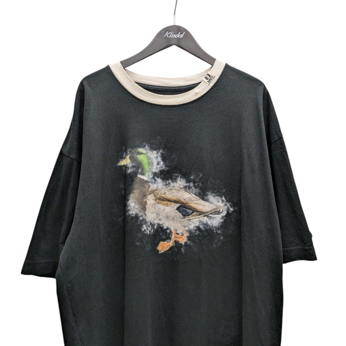 Maison MIHARA YASUHIRO Duck Printed Ringer T-shirtダック TシャツJ14TS781 古着・中古-2枚目のアイテム画像