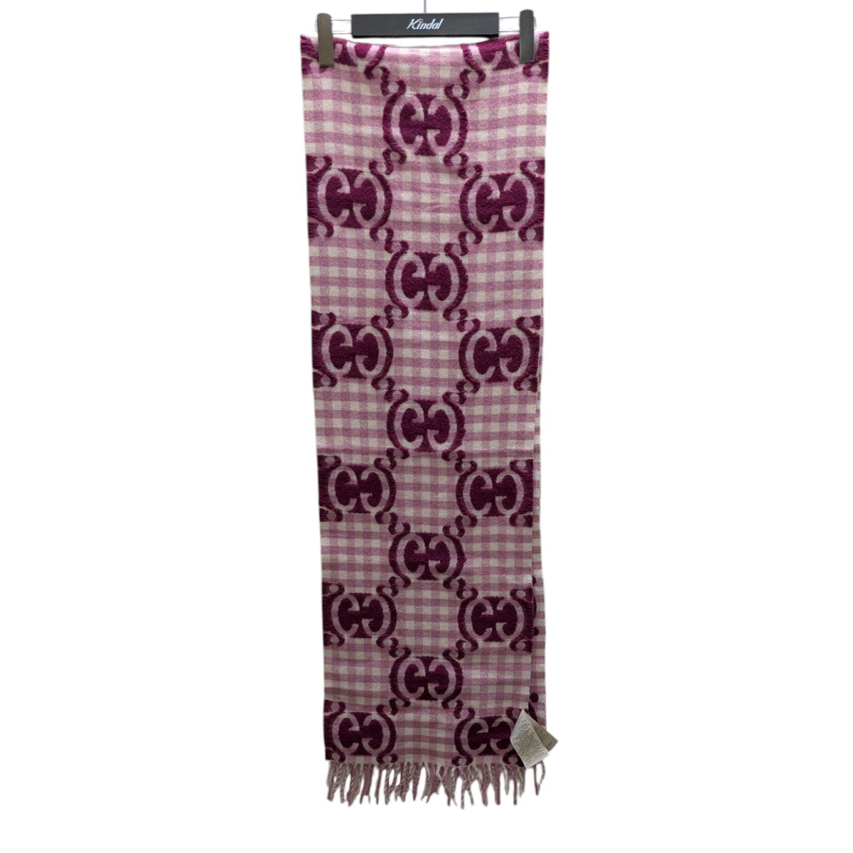 GUCCI(グッチ) GG ジャガード マフラー 6443653GA69 ピンク｜【公式