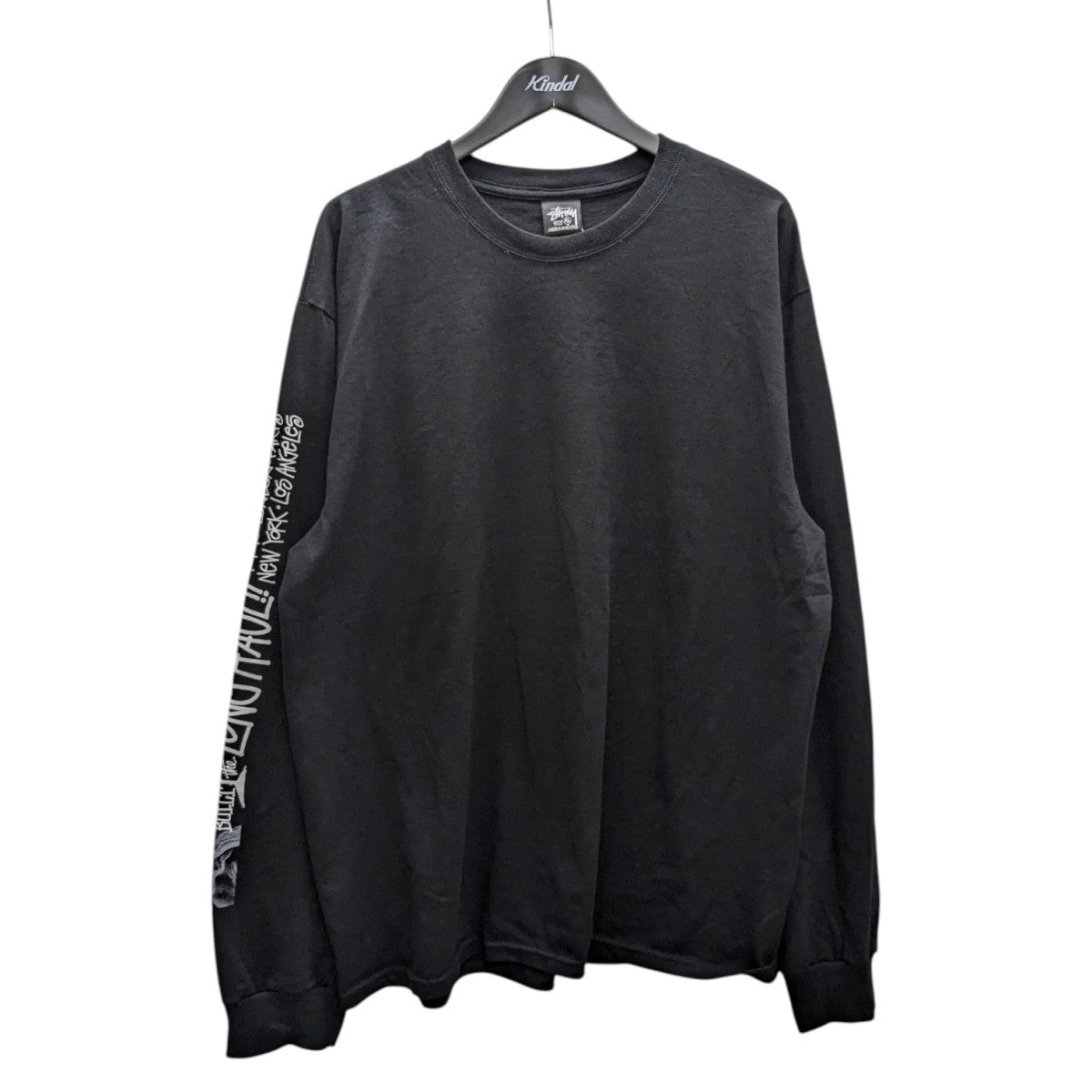 XL STUSSY ステューシー フットボールシャツ ロンＴ 長袖 黒 新品 XL STUSSY ステューシー フットボールシャツ ロンT 長袖 黒 新品