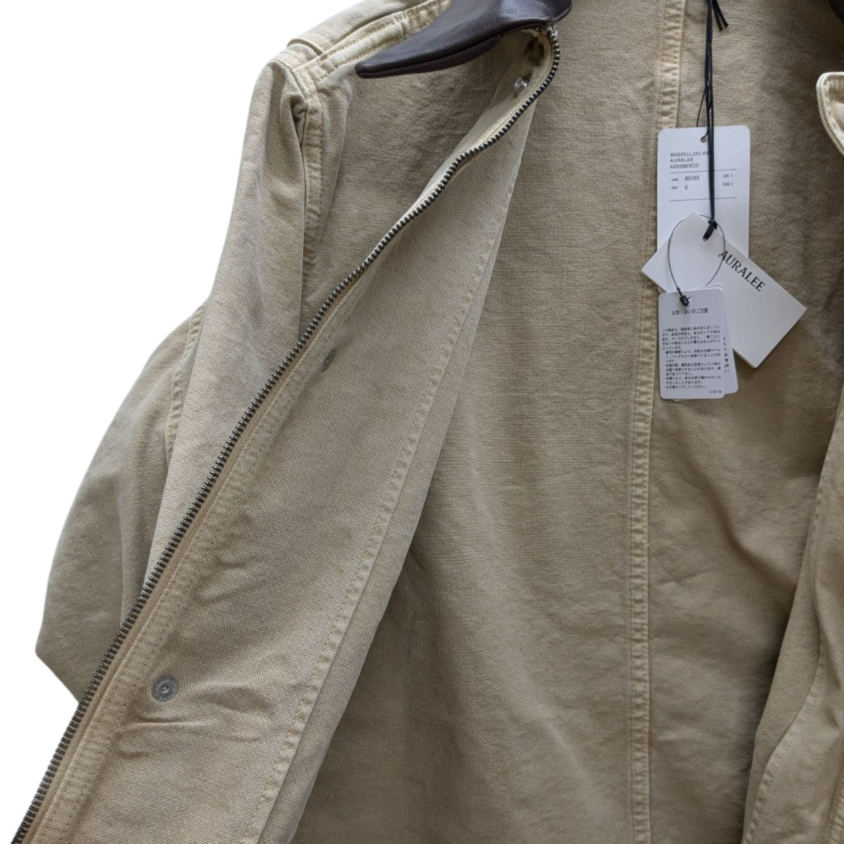 AURALEE コットンジャケット ss25｜AURALEE @auralee_tokyo Organic Cotton Duck Blouson Ash