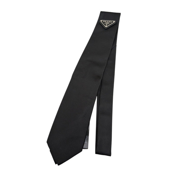 山崎　世界最高峰　プラダ 三角プレート　ネクタイ 楽天市場】PRADA プラダ メンズ三角ロゴプレート ネクタイスーツ