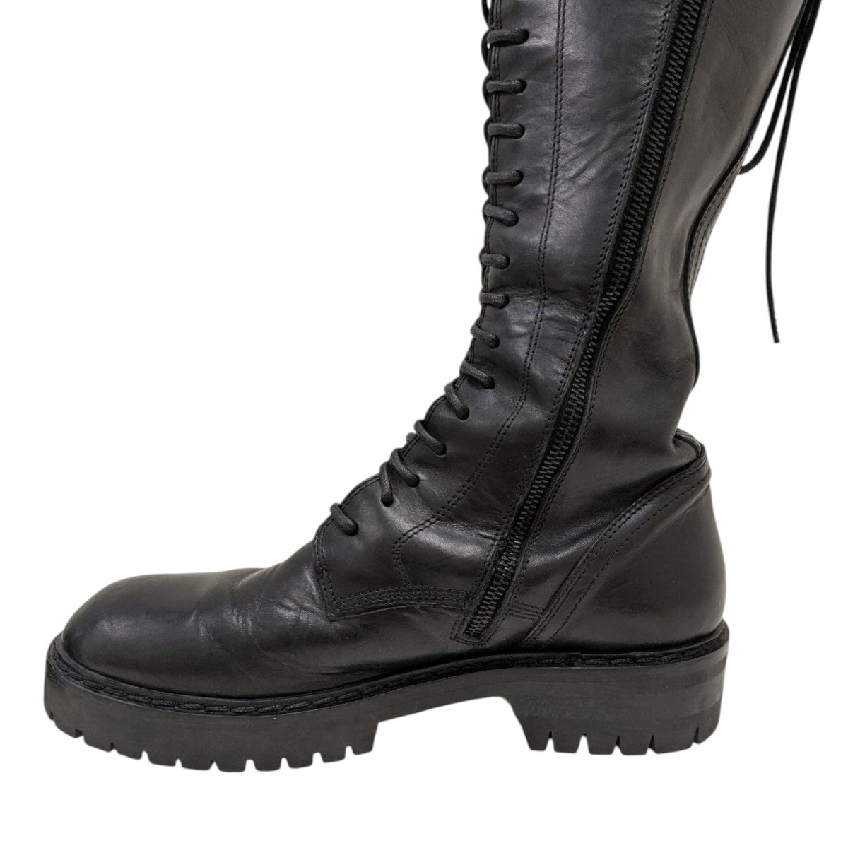 ANN DEMEULEMEESTER レースアップブーツ ANN DEMEULEMEESTER(アンドゥムルメステール) レースアップ