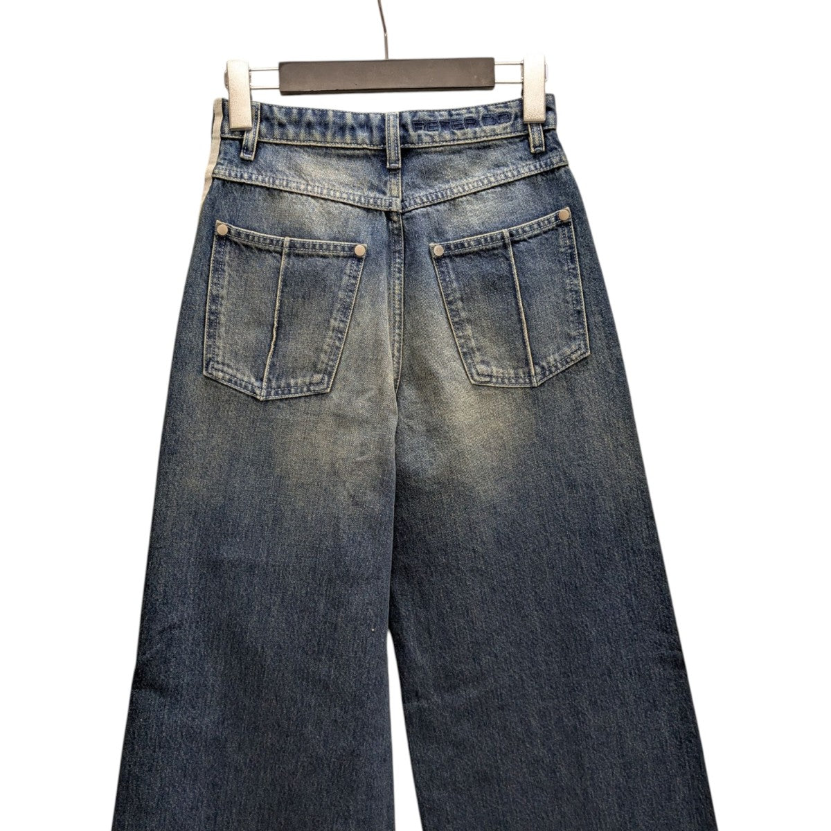 パンツ PETER DO OVERSIZED JEANS Peter Do Distressed high-rise wide-leg jeans Peter Do