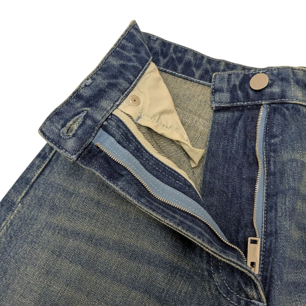 【新品】【完売品】Peter Do RIPPED STRAIGHT JEANS Ripped Wide Leg Jeans in Powder Blue – SVRN