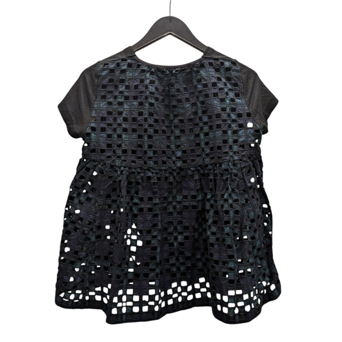 サカイ sacai 切替デザインTシャツ 15-02254 ブラック サイズ：2 sacai(サカイ) 切替デザインTシャツ15-02254 15-02254 ブラック