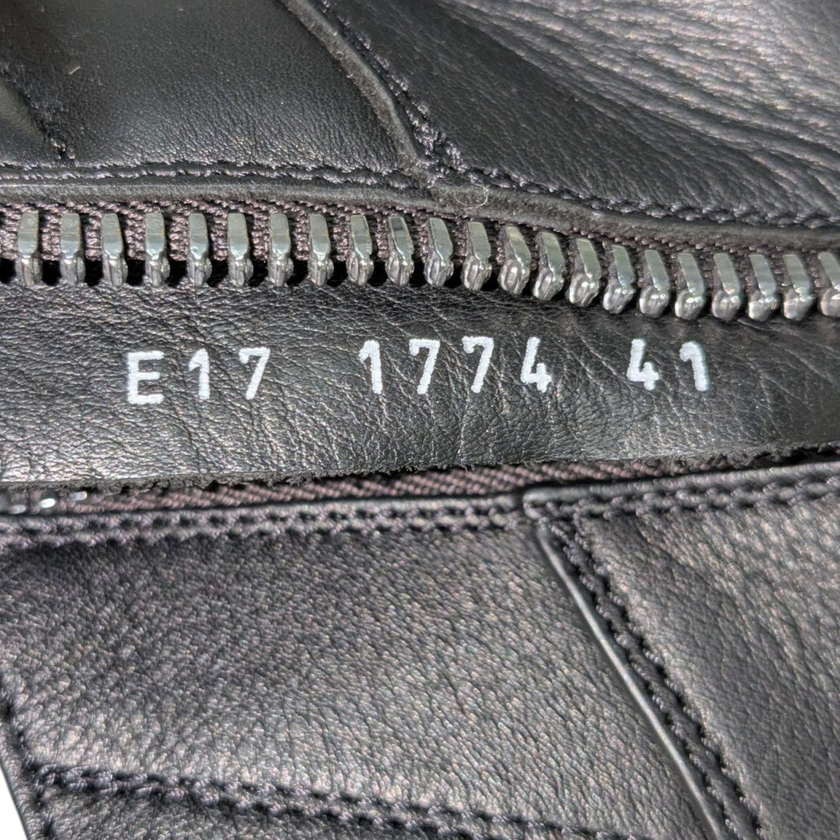 専用　rick owens レザー RICK OWENS(リックオウエンス) ISLAND DUNKレザーハイカット