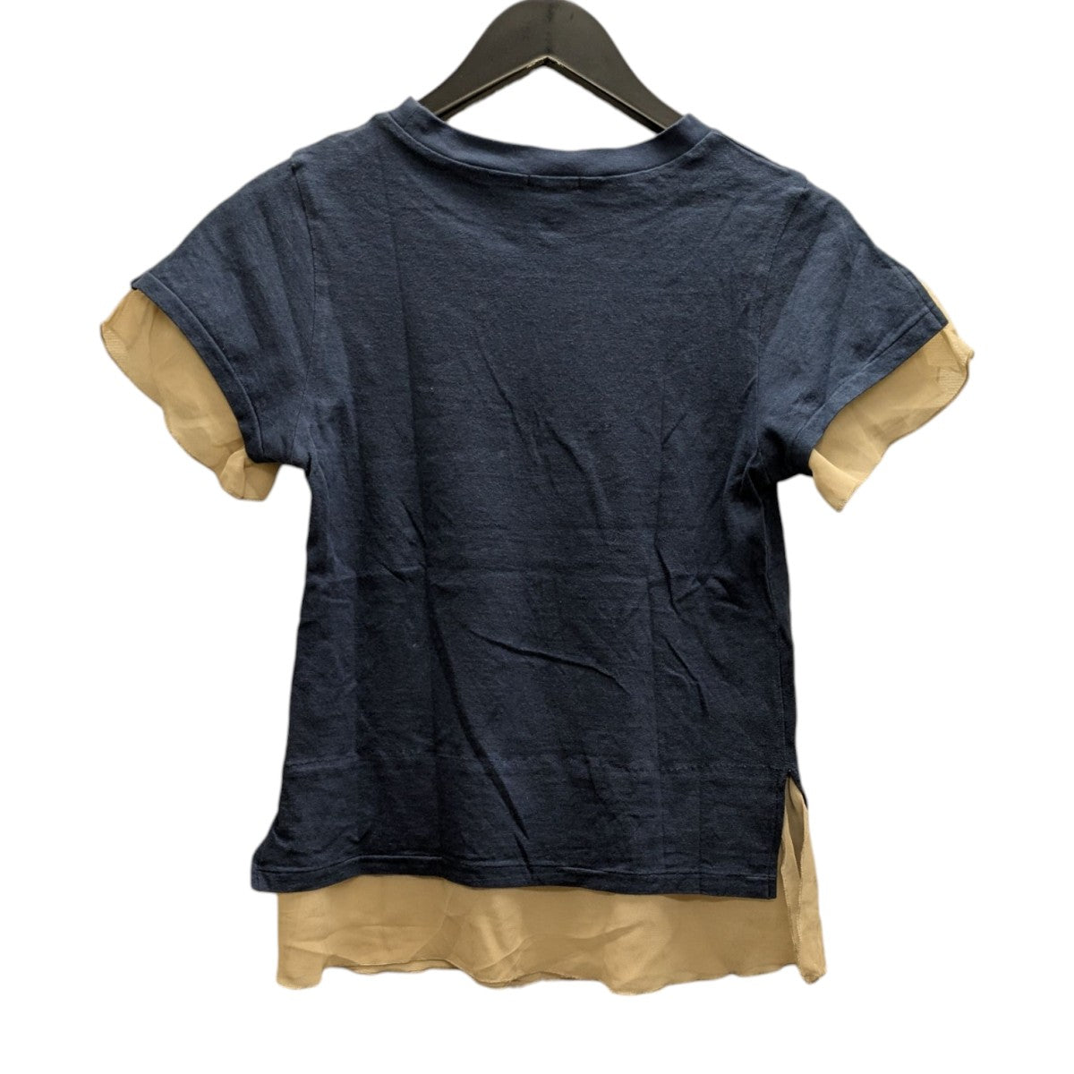 スーアンダーカバー SueUNDERCOVER レイヤードカットソー SUZ1804 ネイビー サイズ：2 SueUNDERCOVER(スーアンダーカバー) レイヤードカットソー